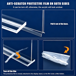 ป้ายอะคริลิคสีสันสดใสสำหรับตั้งโต๊ะ ป้ายชื่อโต๊ะสีตามสั่ง สำหรับงานอีเว้นท์และปาร์ตี้ที่มีธีมแบรนด์ - Product Image 5