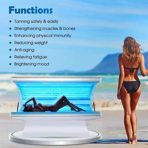 Cabina de Bronceado <span class=keywords><strong>Solarium</strong></span> con Luz Roja UV, Cabina de Bronceado Vertical UV para Tratamiento del Acné, Máquina de Bronceado Artificial - Product Image 1