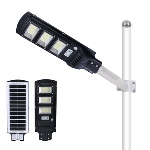 IP65 không thấm nước năng lượng mặt trời Vườn đèn thông minh cảm ứng + cơ thể con người phát hiện tích hợp năng lượng mặt trời đèn đường - Product Image 2