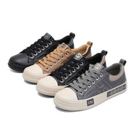 Chaussures Classiques en Cuir PU pour Hommes, Lacets, Chaussures Casual pour Hommes, Chaussures de Marche à la Mode, Chaussures de Tennis pour Hommes