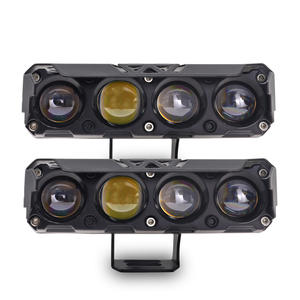 Motorcycle Quad-Lens LED <b>Spotlight</b>, Suitable for Integrated Long and Short Beam Headlight Modification - Product Image 4