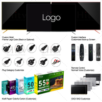 Televisor sin Bordes de 65 Pulgadas UHD 4K LED Android WebOS Google Smart TV de 65 Pulgadas