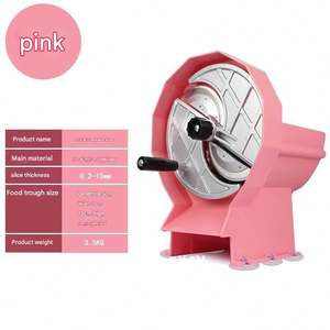 Máquina Manual de Acero Inoxidable para Cortar en Cubos y Rebanadas Patatas, Zanahorias, Cítricos, Limones, Plátanos, Tomates, Frutas y Verduras - Product Image 3