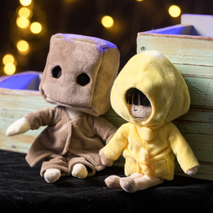 Peluche de Niña con Impermeable Amarillo para Fanáticos del Juego <span class=keywords><strong>Little</strong></span> <span class=keywords><strong>Nightmares</strong></span> <span class=keywords><strong>2</strong></span>, Adorable Muñeco de Peluche con Capucha, Regalo Kawaii para Gamers - Product Image 4