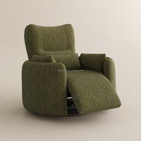 Fauteuil inclinable électrique intelligent Sage 360 °   Canapé simple pivotant et réglable pour intérieur de luxe