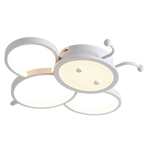 Lampada da <span class=keywords><strong>Soffitto</strong></span> Moderna in Ferro con Telecomando a Forma <span class=keywords><strong>di</strong></span> Ape Cartoonesca per Cameretta Bambini, Luce Calda per Camera da Letto - Product Image 6