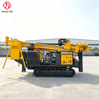 Foreuse de puits d'eau portable JHR-800, entièrement hydraulique, à circulation inversée, alimentée au diesel, pour forage jusqu'à 800 m de profondeur