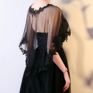 Voile de mariée en dentelle noire de haute qualité, nouvelle mode, cape blanche, châle de mariage en vrac, châle de mariage en vrac - Product Image 3