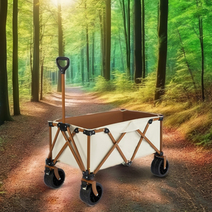 Wind Valley portátil dobrável quatro rodas carrinho Oxford Material Outdoor <span class=keywords><strong>Camping</strong></span> Dinner Gatherings Pequenos acampamentos usam o saco - Product Image 6