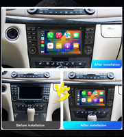 CARUPEZ 7 pouces Android GPS DSP écran tactile autoradio avec caméra de recul pour Mercedes Benz W211 W209 2001-2011 unité principale OEM