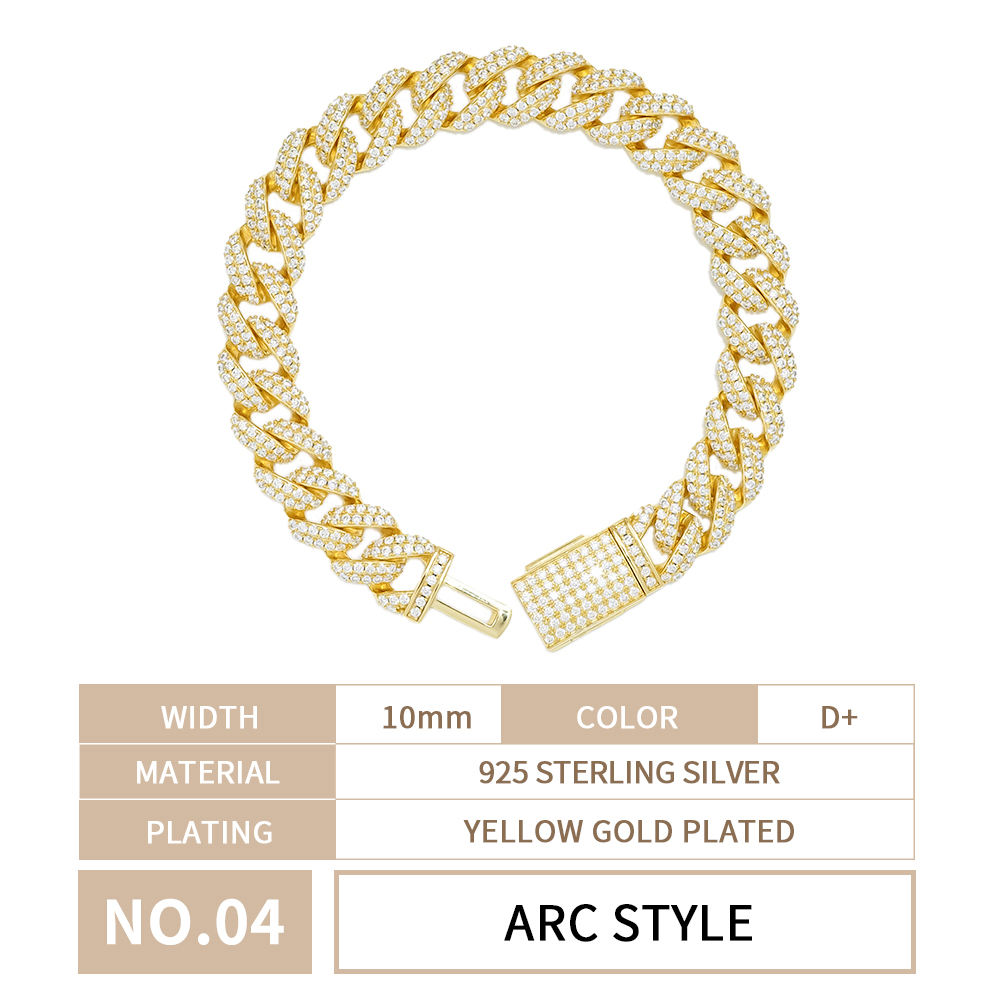 Yellow Gold Plated/Arc style