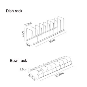 Stainless Steel Household Dish <b>Rack</b> <b>Kitchen</b> Bowl Dish Organizer Pot Lid <b>Rack</b> Home Cutlery Dishes Bathroom Accessory <b>Storage</b> - Product Image 5