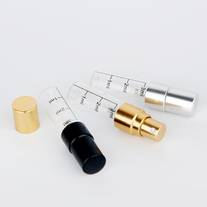 ขวดน้ำหอมแก้วแบบพกพาขนาดเล็ก 3 มล. แบบเติมได้ พร้อมเส้นบอกปริมาตร - Product Image 2