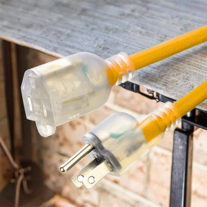 미국 플러그가있는 8/10/12 AWG 헤비 듀티 전원 코드 15A ETL 인증 IP67 소비자 전자 제품 및 실외 사용 등급 - Product Image 5