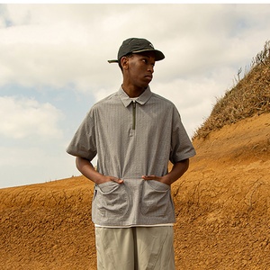 T-shirts de course d'extérieur légers à séchage rapide, manches courtes, respirants, pour la randonnée et le fastpacking, coupe oversize, imprimés Ripstop - Product Image 6