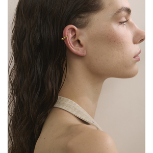 JINYOU 114 Nueva Tendencia, Pendientes <span class=keywords><strong>de</strong></span> Clip Redondos Lisos con Baño <span class=keywords><strong>de</strong></span> <span class=keywords><strong>Oro</strong></span>, Joyería <span class=keywords><strong>de</strong></span> Acero Inoxidable para Mujer, <span class=keywords><strong>Ear</strong></span> <span class=keywords><strong>Cuff</strong></span> - Product Image 5