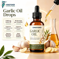Huile d'ail concentrée en gouttes liquides, extrait naturel à base de plantes pour adultes, soutien immunitaire, marque privée, prix d'usine