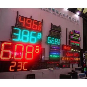 Bán Hàng nóng chất lượng cao LED xăng/dầu/xăng/nhiên liệu giá đăng <span class=keywords><strong>7</strong></span> đoạn hiển thị kỹ thuật số cho Individuel và chuỗi trạm xăng - Product Image 6