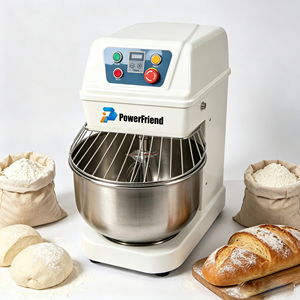 Pétrin Mélangeur Industriel pour Boulangerie 10kg 50kg 100kg, Machine à Pâte Farine Eau en Acier Inoxydable 304, <span class=keywords><strong>Poweradd</strong></span> - Product Image 2