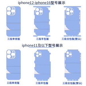 For Iphone 16 Pro Max Full Cover Back <b>Film</b> Cartoon Design TPU PC Material 360 Protection Mobile Phone Case - Product Image 5