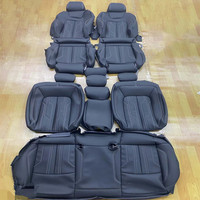 Housses de Sièges en Cuir Complètes Audi Couleurs et Motifs Personnalisés pour Audi A4 A5 A6 A7 A8 Q5 Q7