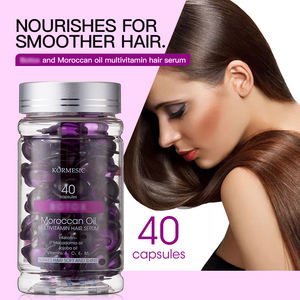คอร์เมซิค รับผลิตแบบ OEM/ODM ขายส่ง ผลิตภัณฑ์บำรุงเส้นผมสูตรออร์แกนิค ซ่อมแซมเส้นผมด้วยเคราติน น้ำมันโมร็อกโก มัลติวิตามิน เอสเซนส์บำรุงเส้นผม น้ำมันใส่ผมแบบแคปซูล - Product Image 3