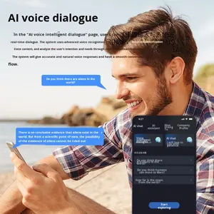 Fabricant source : Lunettes intelligentes IA pour lunettes <span class=keywords><strong>de</strong></span> soleil, branches fines et légères, monture TR90+ABS, traduction IA, musique, appels, protection UV - Product Image 2