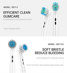 Produttore di igiene orale OEM testina di ricambio <span class=keywords><strong>per</strong></span> <span class=keywords><strong>spazzolini</strong></span> elettrici EB58-X orale <span class=keywords><strong>b</strong></span> - Product Image 4