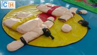 Jeu de sumo interactif gonflable Jeux d'extérieur d'intérieur pour enfants et adultes