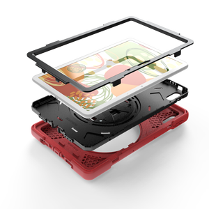 Funda de Silicona 3 en 1 para <span class=keywords><strong>Huawei</strong></span> <span class=keywords><strong>MatePad</strong></span> de <span class=keywords><strong>10.4</strong></span> Pulgadas, Funda Protectora de Silicona a Prueba de Golpes con Correa de Mano y Correa para Hombro - Product Image 2