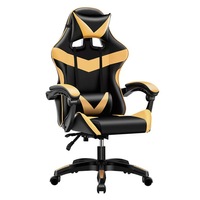 Fauteuil de gaming exécutif en cuir avec base chromée, accoudoirs réglables, vérin à gaz 3 positions, coussin en mousse à mémoire de forme et fonction pivotante
