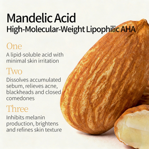 เซรั่มลดรูขุมขน ขจัด<span class=keywords><strong>สิว</strong></span>เสี้ยน AHA ซ่อมแซมผิวหน้า ลด<span class=keywords><strong>สิว</strong></span>และรอย<span class=keywords><strong>สิว</strong></span> เซรั่มผลัดเซลล์ผิวด้วยกรดแมนเดลิก แบรนด์ส่วนตัว - Product Image 4
