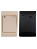 NFC IC Lesegerät für ID-Karten der zweiten Generation mit Wiegand-Protokoll, serieller Schnittstelle, Zugangskontrollterminal, 13,56 MHz, beige/schwarz, ABS-Material