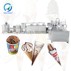 OCEAN Chine Fabricant Machine à crème glacée entièrement automatique Usine de traitement de crème glacée industrielle - Product Image 1
