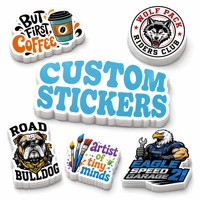 Autocollants personnalisés de haute qualité, logo, dessin animé, PVC, vinyle, résistant aux UV, imperméable, brillant, holographique, autocollants découpés pour la vente au détail