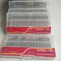 Ensemble de forets à ongles en diamant poli pour machine à ongles électrique, accessoire de manucure