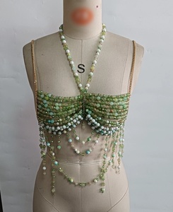 10635 New Colored <b>Bead</b> <b>Top</b> Wit Anging Neck and Outer - Product Image 6