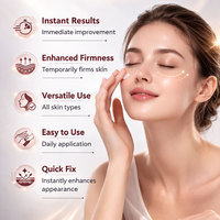 Crème tenseur instantanée pour les yeux avec applicateur - Sérum anti-âge, anti-poches et anti-cernes pour le contour des yeux