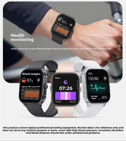 Nuevo Reloj Inteligente JU105 con Detección de Oxígeno en Sangre y Sueño, Batería de Gran Capacidad de 1000 mAh, Larga Duración, Compatible con Sistemas IOS y Android
