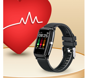 Montre connectée DFS01 étanche 4G GPS avec bracelet, mesure de la pression artérielle, appel d'urgence SOS, détection de chute, surveillance de la fréquence cardiaque et suivi de la santé - Product Image 3