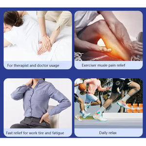 Özel logo <span class=keywords><strong>Dms</strong></span> masaj tabancası profesyonel dereceli derin kas masajı stimülatörü üç kafa Metal masaj tabancası - Product Image 4