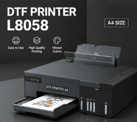Impresora de Película DTF A4 A3 PET de Alta Calidad, Impresora de Seis Colores L8058, Máquina de Transferencia de Calor por Inyección de Tinta para Camisetas y Telas