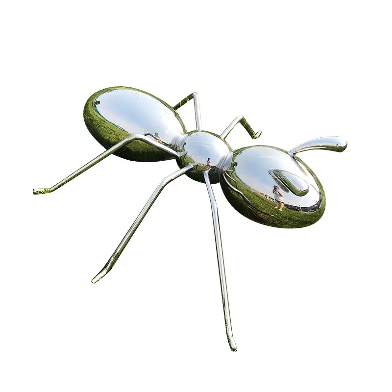 2023 Sản phẩm mới Quà tặng khuyến mãi thủ công mỹ nghệ kim loại Ant thép không gỉ điêu khắc với cờ tùy chỉnh