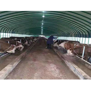 Abri pour bétail en acier préfabriqué, abri pour vaches, porcherie préfabriquée, poulailler, enclos pour moutons - Vente en gros usine - Product Image 5