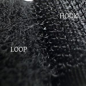 25MM Black Customized Elastic Self-Adhesive Hook and Loop Sustainable <b>Magic</b> Tape for Garments - Product Image 3