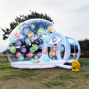 Factory Price Odourless TPU Material Inflatable Transparent Dome Clear Inflatable Bubble House For Camping