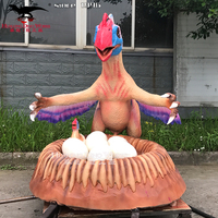 Dinosaure interactif animatronique réaliste Oviraptor pour événements sur le thème des dinosaures