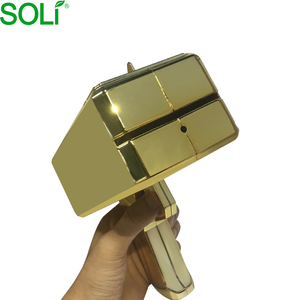 Pistolet à Billets Promotionnel LOGO/Couleur OEM, Pistolet à Argent Doré Plaqué Chrome - Product Image 6