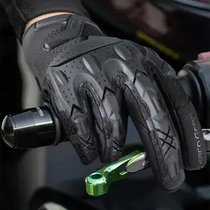Anti Impact Hard Knuckle Protection Fast Rope Training Tactical Black Mechanic Work Gloves