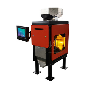 Hot Sale HCS100 <b>Mini</b> Portable Movable 50-150kg/h Coffee Beans Shape Color Sorting Color Sorter Ejector Machine Touch Screen - Product Image 1